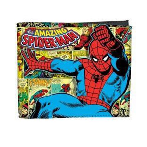 Spiderman Comics Billfold Wallet